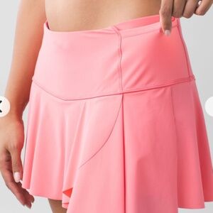 Lululemon Hit Your Stride Skirt Pink Lemonade size 4 GUC